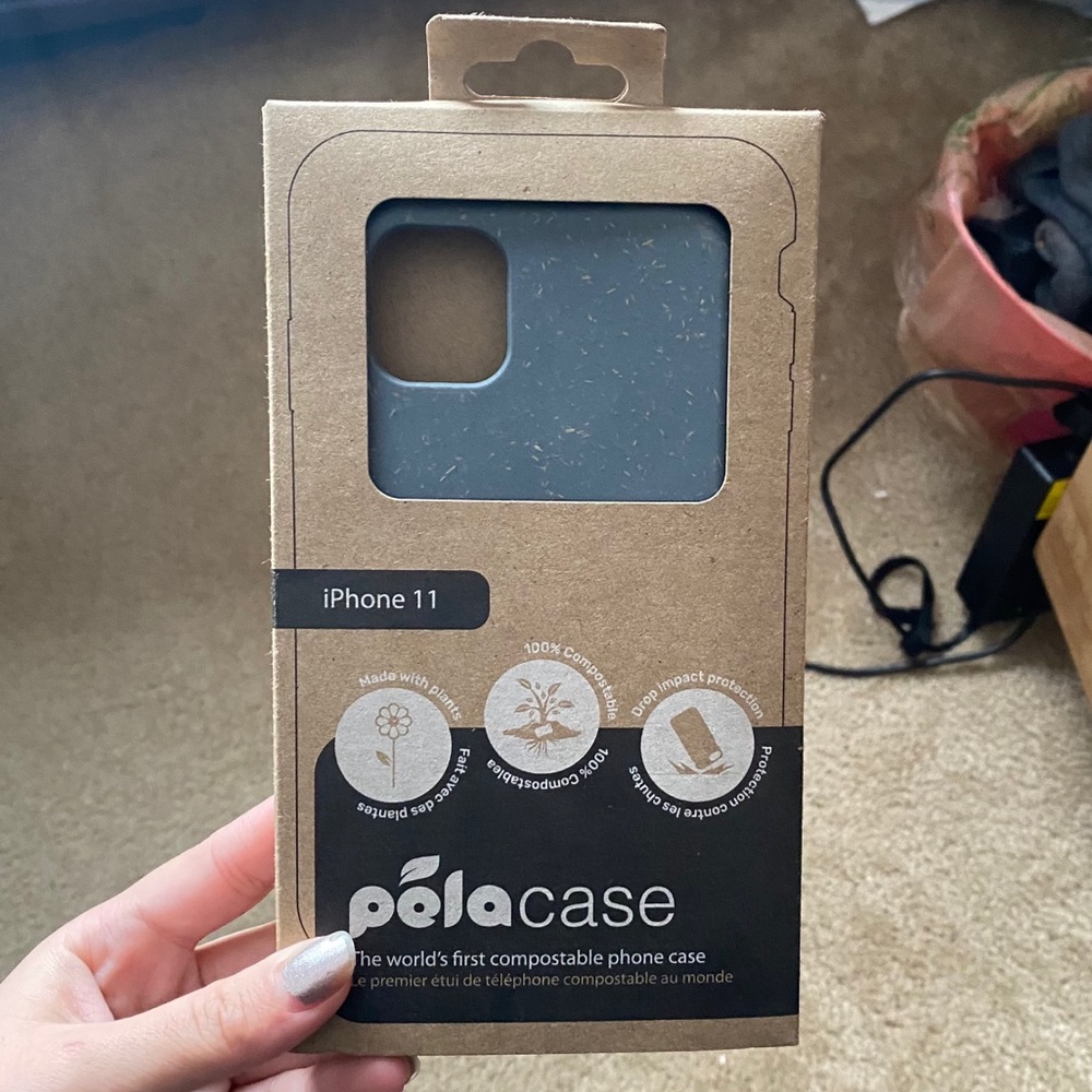 NWT Pela Shark Skin Blue iPhone 11 Case
